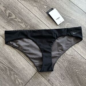 Nike Women's Black Mesh Bikini Bottom